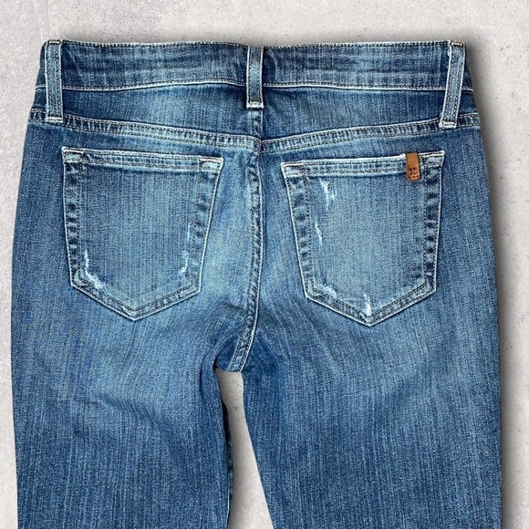 JOE'S DISTRESSED KEAGAN SKINNY JEAN MEDIUM WASH - 26 - Picture 3 of 7